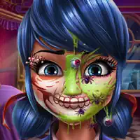 Maquiagem de Halloween com Pintinhas