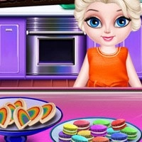 Elsa, La Pequeña Chef De Repostería Arcoíris