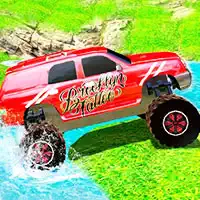 Offroad Grote Monster Truck Heuvel Rit