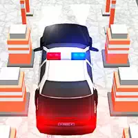 Politieauto's parkeren