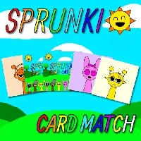 Sprunki yaddaş kartı oyunu