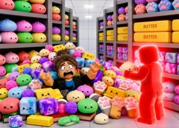 Reinige Die Squishies! Asmr Sortier Obby Spiel-Screenshot
