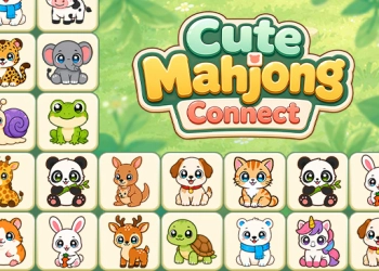 Roztomilé Mahjong Connect snímek obrazovky hry