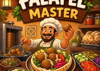Mestre do Falafel captura de tela do jogo