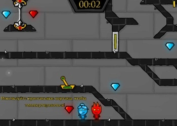 Fireboy a Watergirl 4: Krystalový chrám snímek obrazovky hry