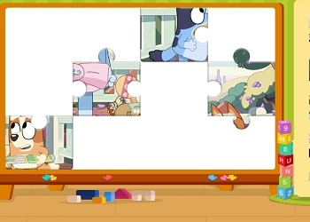 Puzzle: Bluey Čas na hry snímek obrazovky hry