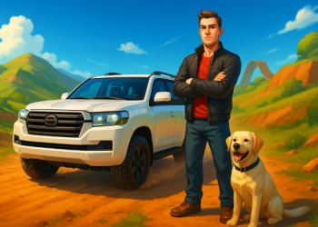 Land Cruiser Offroad Driver game screenshot