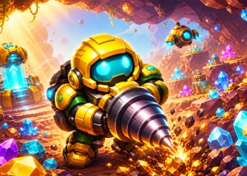 นักขุด: กำลังเจาะ ภาพหน้าจอของเกม