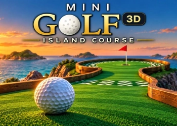 Mini Golf 3D - Kurs wyspiarski zrzut ekranu gry