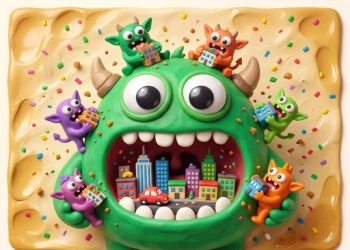 มังช์ ม็อบ ภาพหน้าจอของเกม