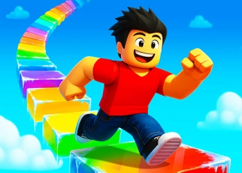 Obby Rainbow Qülləsi oyun ekran görüntüsü