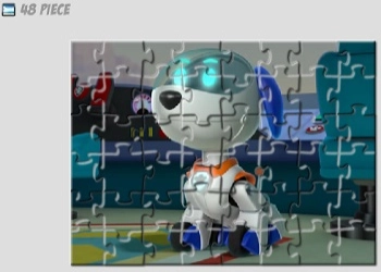 Rompecabezas Del Robo-Perro De Paw Patrol captura de pantalla del juego