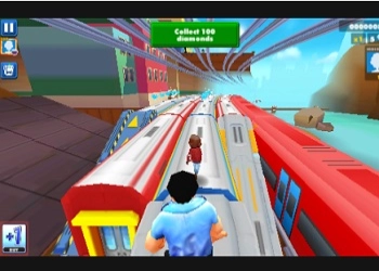 Demiryolu Koşucusu 3D oyun ekran görüntüsü