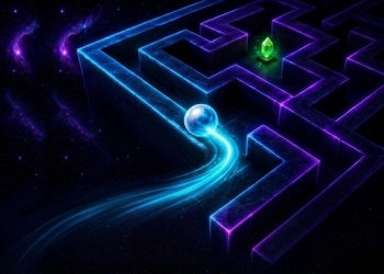 Glidende labyrint skærmbillede af spillet
