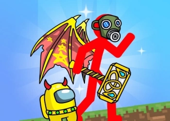 Stickman Mega Boss: Kampe! skærmbillede af spillet