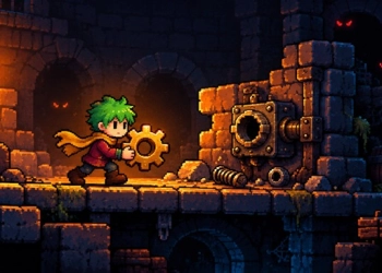 Tumble Dungeon: Gravitationsrätsel Spiel-Screenshot