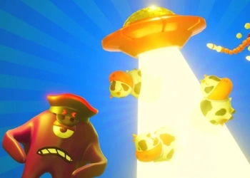 UFO IO Armada! mängu ekraanipilt