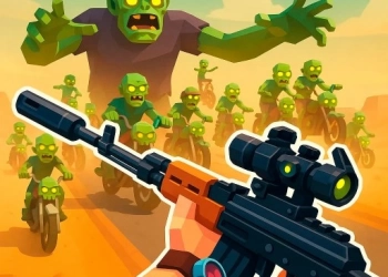 Zombie Road: เกมยิงซอมบี้พร้อมการทำลายล้าง ภาพหน้าจอของเกม